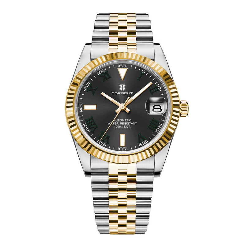 Corgeut date design Automatic Watches With Date 6002