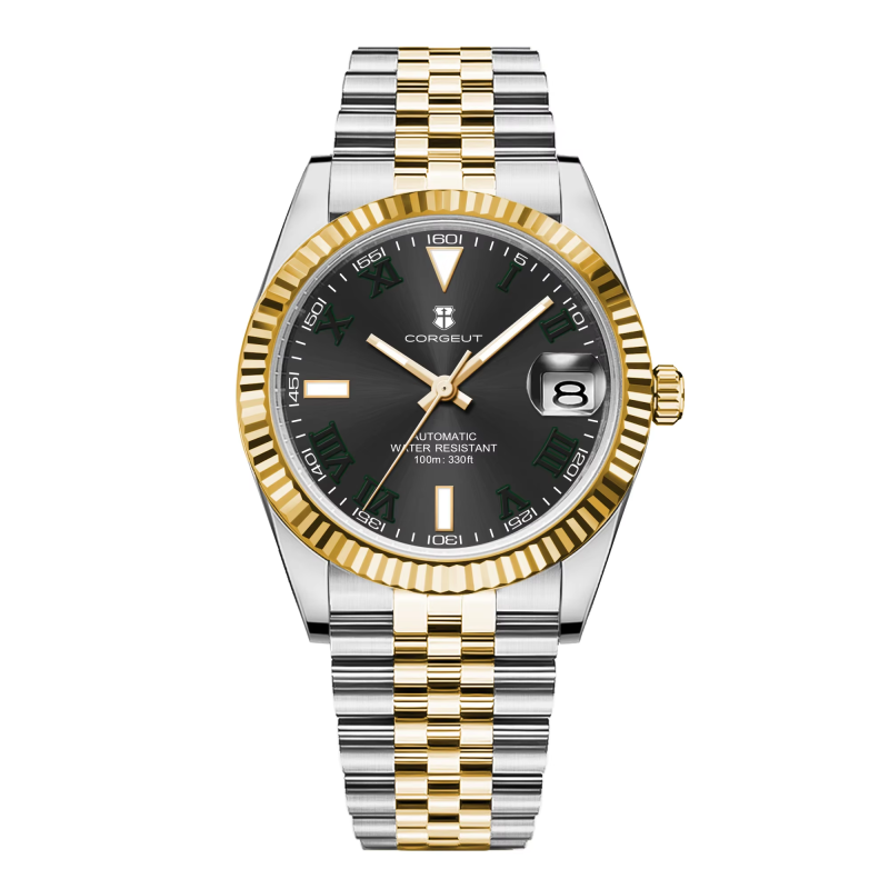 Corgeut date design Automatic Watches With Date 6002