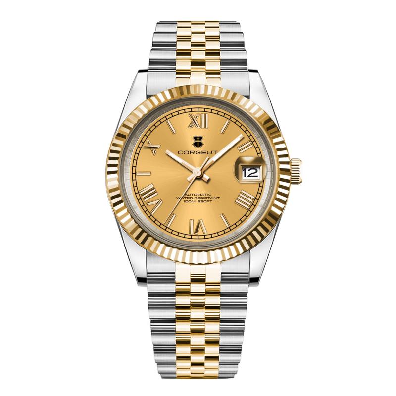 Corgeut date design Automatic Watches With Date 6002