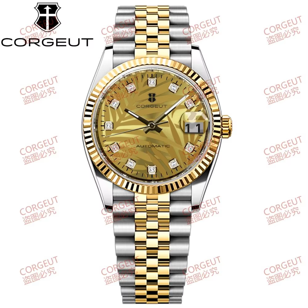 Corgeut date design Automatic Watches With Date 6002