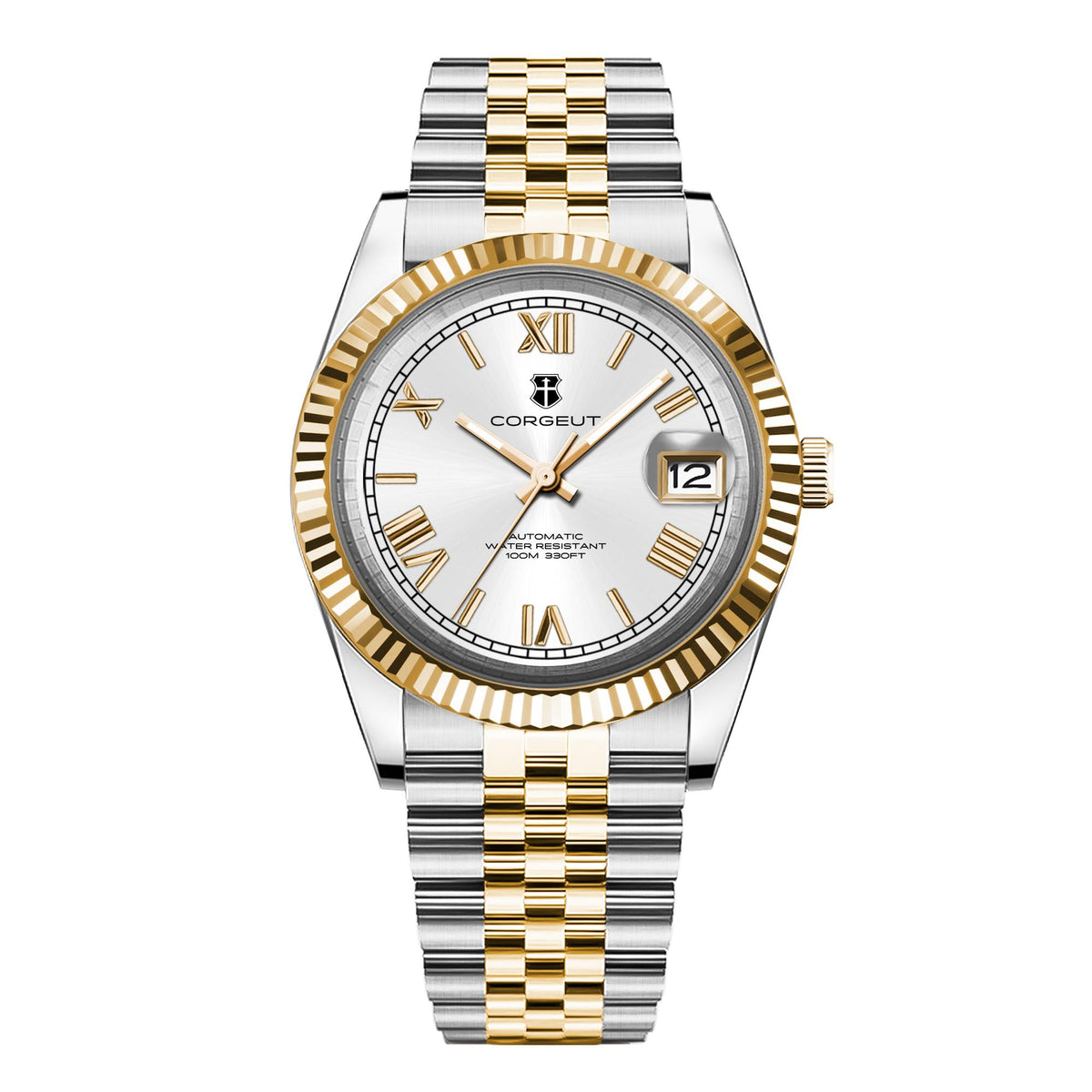 Corgeut date design Automatic Watches With Date 6002