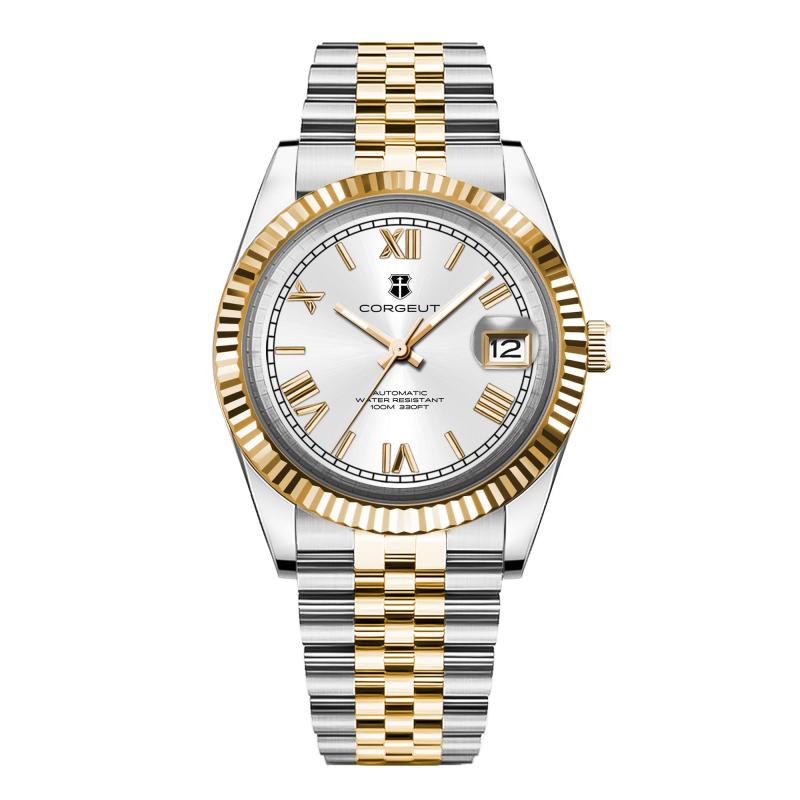 Corgeut date design Automatic Watches With Date 6002