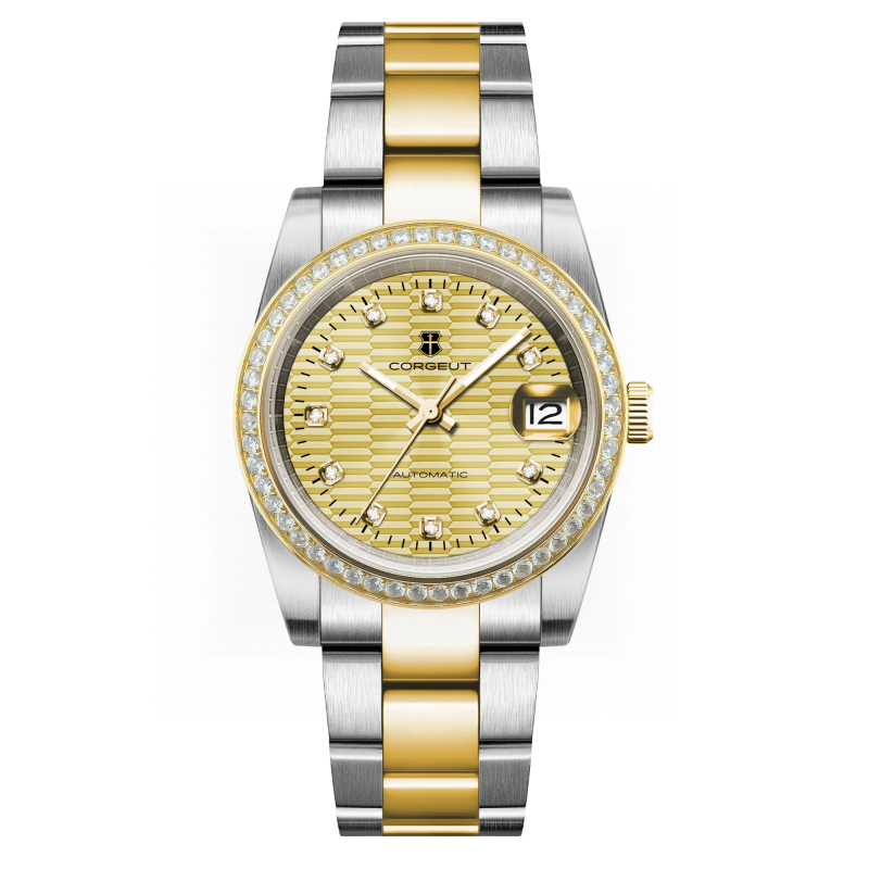 Corgeut date design Automatic Watches With Date 6002