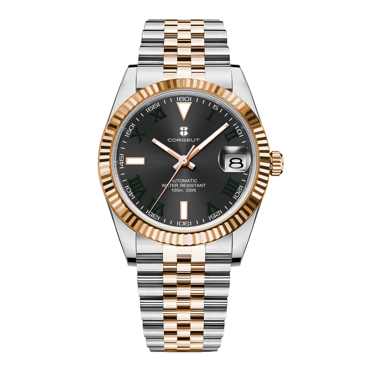 Corgeut date design Automatic Watches With Date 6002