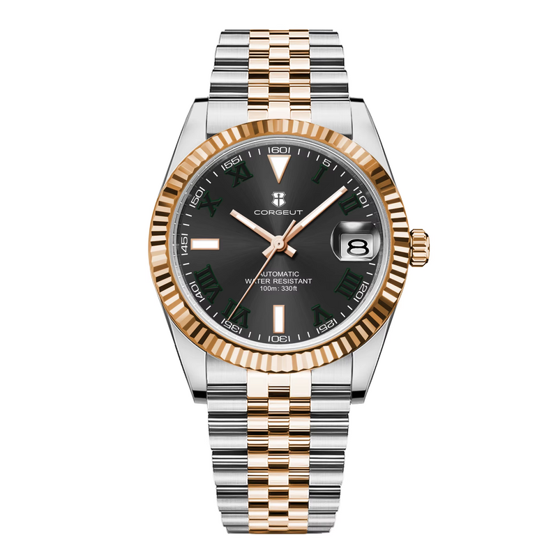 Corgeut date design Automatic Watches With Date 6002