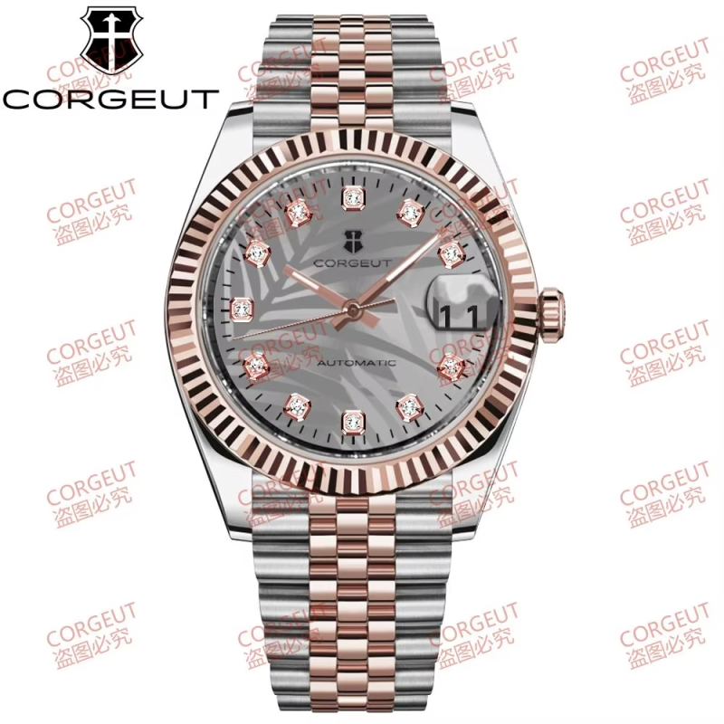 Corgeut date design Automatic Watches With Date 6002