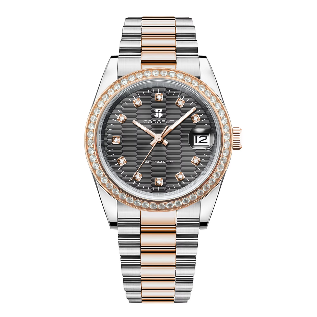 Corgeut date design Automatic Watches With Date 6002