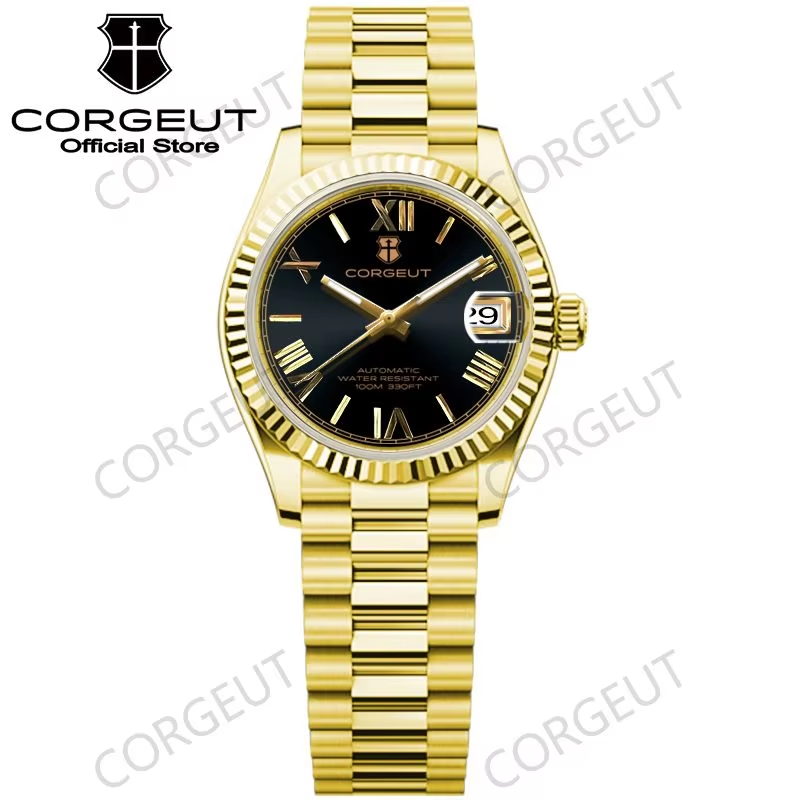 Corgeut date design Automatic Watches With Date 6002
