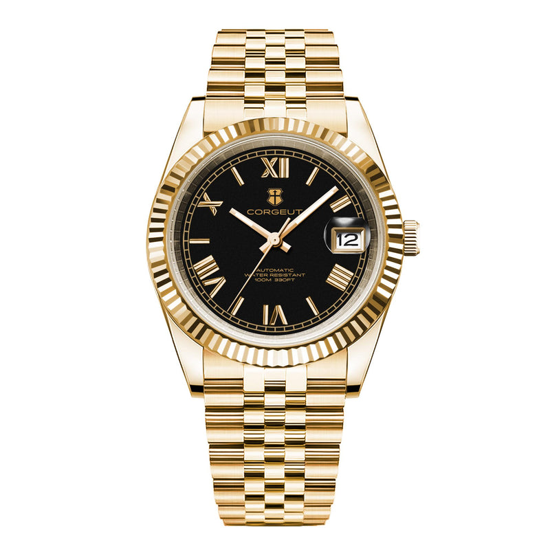 Corgeut date design Automatic Watches With Date 6002