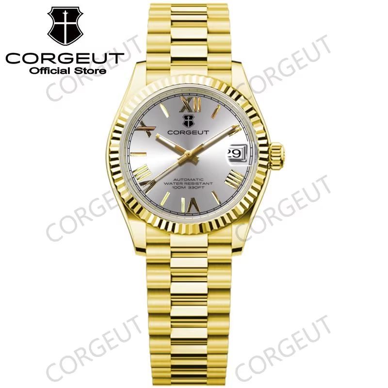 Corgeut date design Automatic Watches With Date 6002