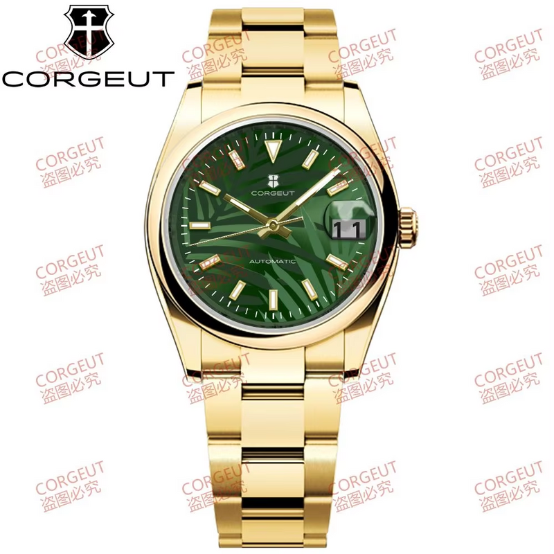 Corgeut date design Automatic Watches With Date 6002
