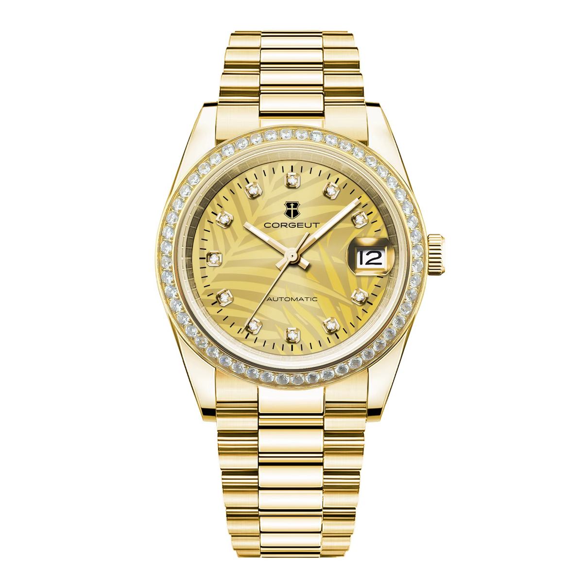 Corgeut date design Automatic Watches With Date 6002
