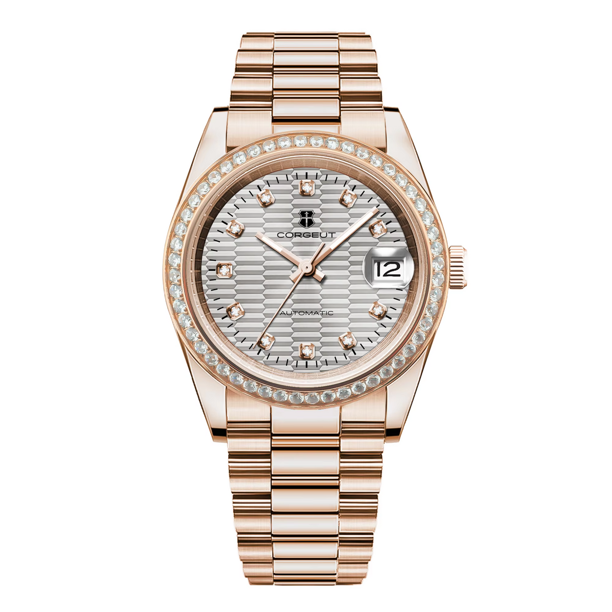 Corgeut date design Automatic Watches With Date 6002