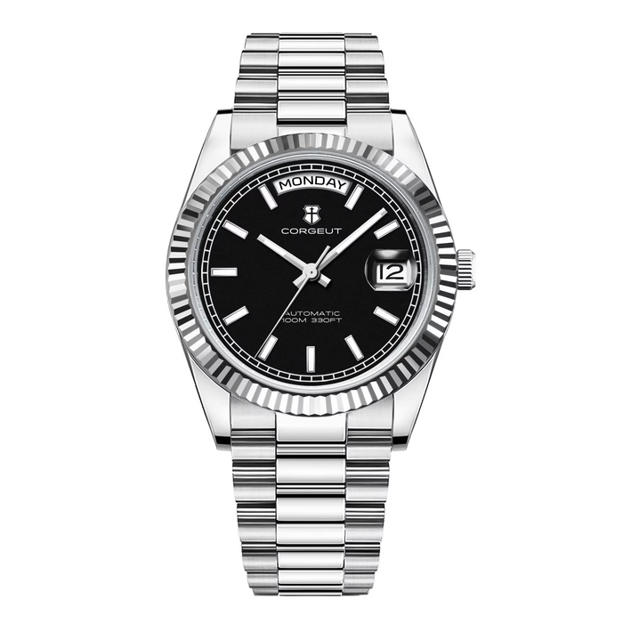 Corgeut day-date design Automatic Watches With Date 6002