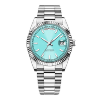 Corgeut day-date design Automatic Watches With Date 6002