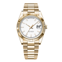 Corgeut day-date design Automatic Watches With Date 6002