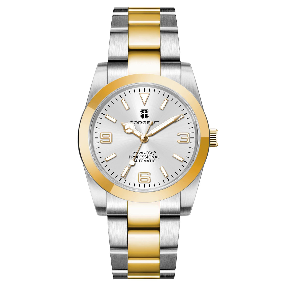 Corgeut date design Automatic Watches With Date 6002L