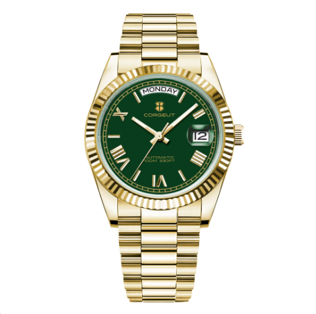 Corgeut day-date design Automatic Watches With Date 6002L