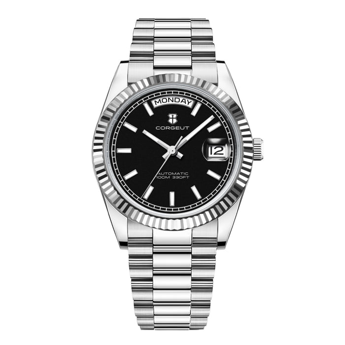 Corgeut day-date design Automatic Watches With Date 6002L