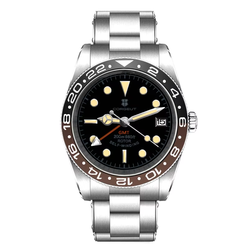 Corgeut redbay design Automatic Watches With Date 6003