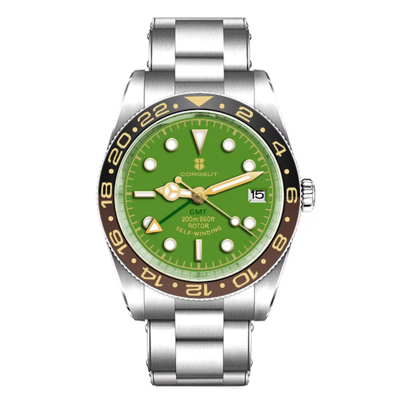 Corgeut redbay design Automatic Watches With Date 6003