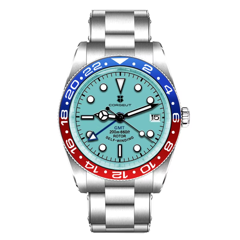 Corgeut redbay design Automatic Watches With Date 6003