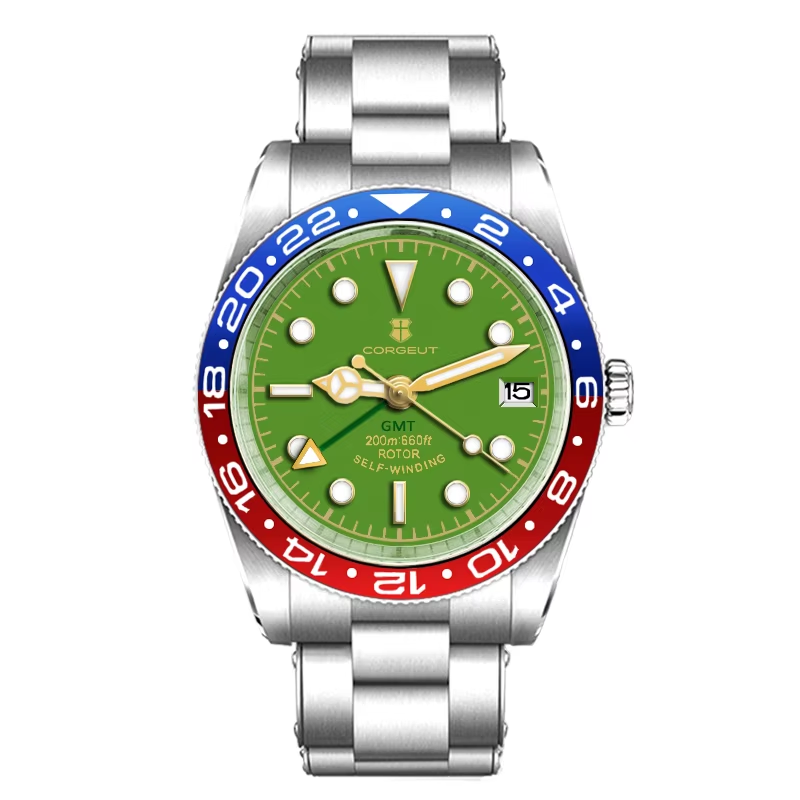 Corgeut redbay design Automatic Watches With Date 6003