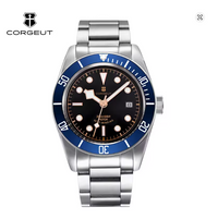 Corgeut Red Bay design Automatic Watches 6009