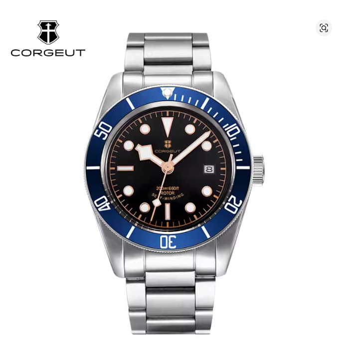 Corgeut Red Bay design Automatic Watches 6009