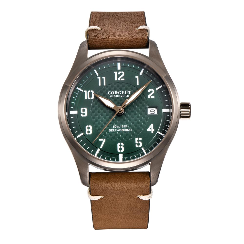 Corgeut Military Mark Series Automatic Watches With Date 6015A