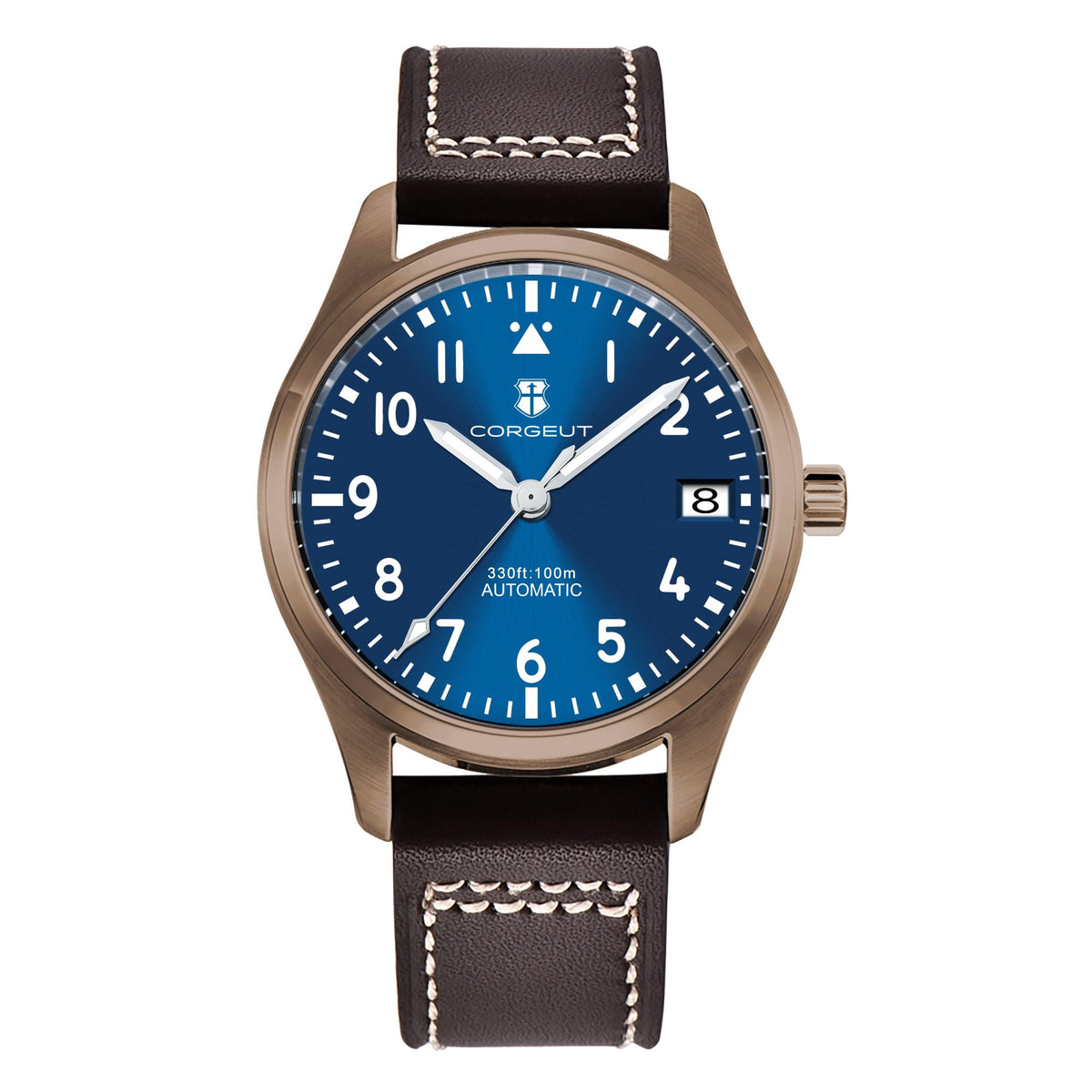 Corgeut Autopilot design self-Winding Mechanical Watch 6026
