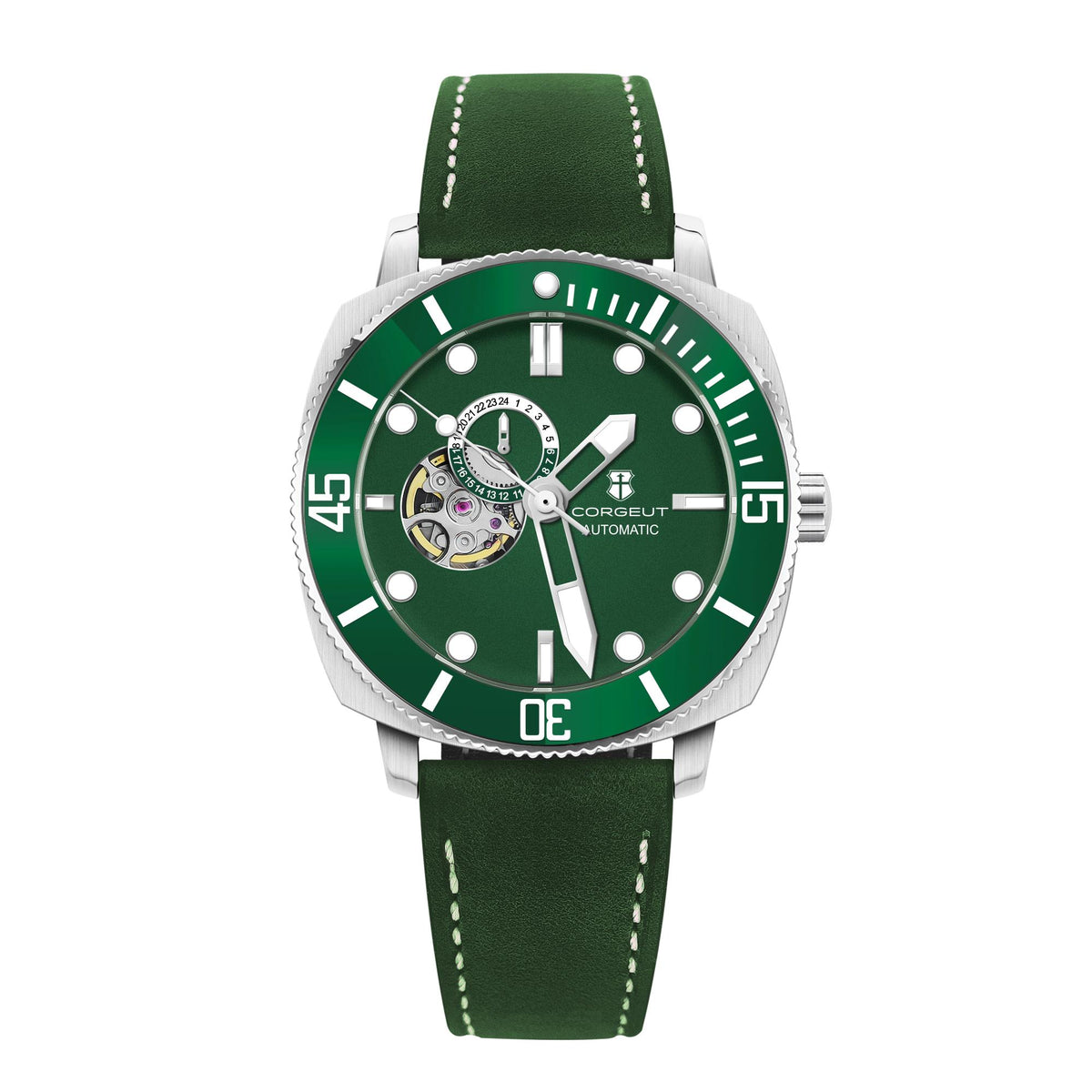 Corgeut Orbis Diver design Self-Winding Mechanical Watch 6030