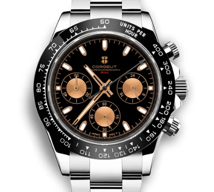 Corgeut Aurace design Multifunctional Quartz Watch 9002