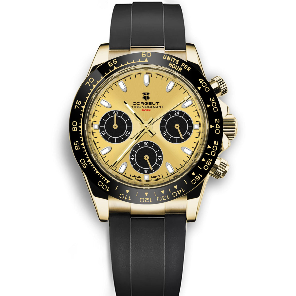 Corgeut Aurace design Multifunctional Quartz Watch 9002
