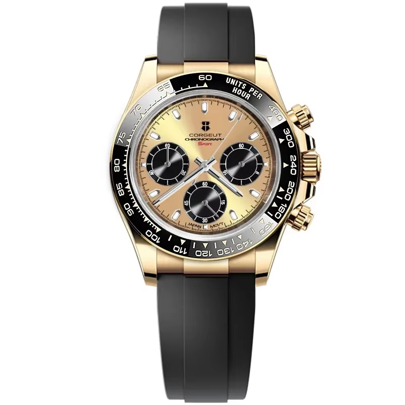 Corgeut Aurace design Multifunctional Quartz Watch 9002